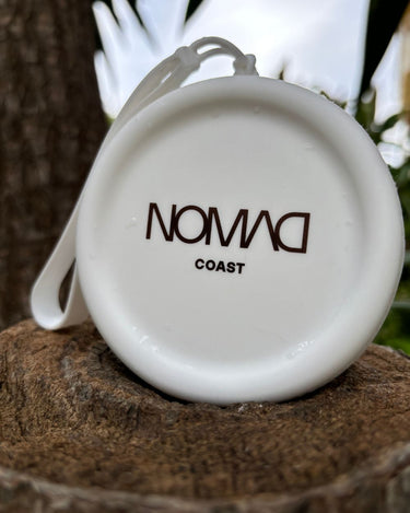 monedero blanco redondo