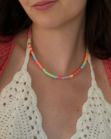 Collar de Cuentas Heishi Multicolor