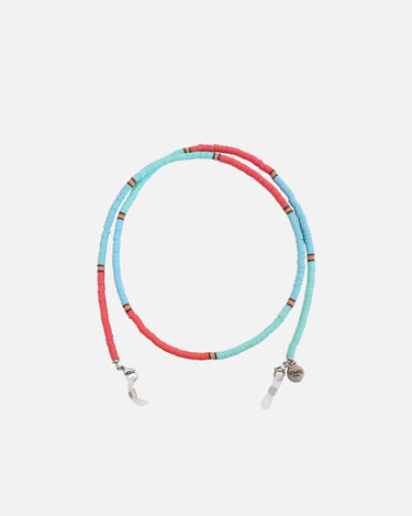 correa de gafas azul, salmón y coral