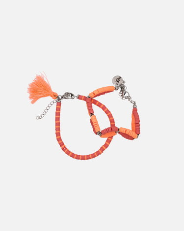 Pulseras de Cuentas en color Naranja y Salmón