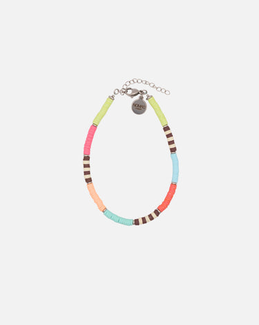 pulsera tobillera multicolor