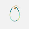 pulsera tobillera verde agua y azul 