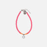 pulsera tobillera rosa y naranja