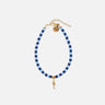 pulsera tobillera azul y lila