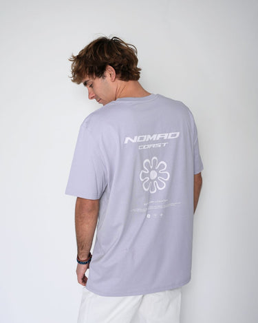 Camiseta Lila  Estilo Surfero Vintage