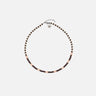 collar marrón y naranja