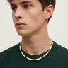collar de cuentas heichi en color verde y marrón 