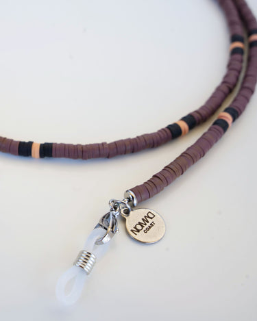 correa de gafas marrón