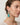 pendientes aro con borla en tonos azules