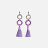 pendientes lila