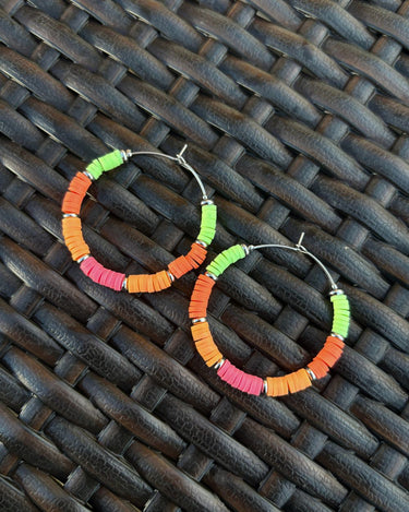 pendientes aro de colores