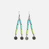 pendientes largos azules