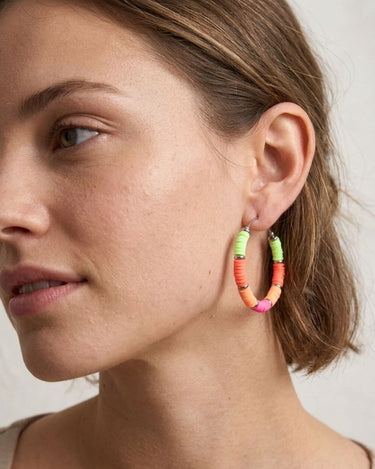 Pendientes Aro Lima y Coral