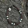 pulsera marrón