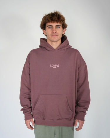Sudadera Oversize Marrón Para Hombre