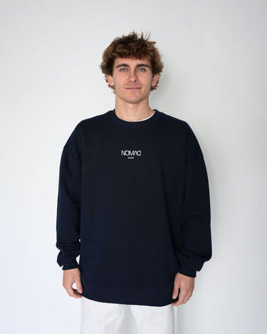 Sudadera Oversize Azul Marino para Hombre