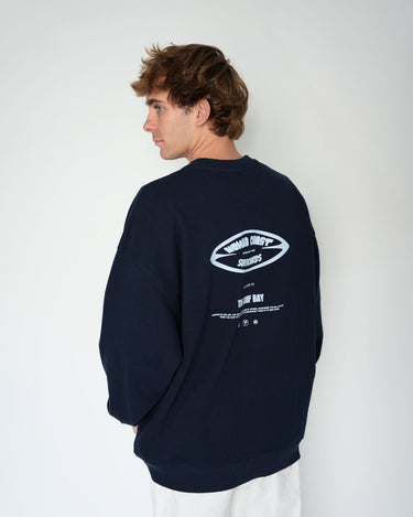 Sudadera Azul Marino estilo surfero